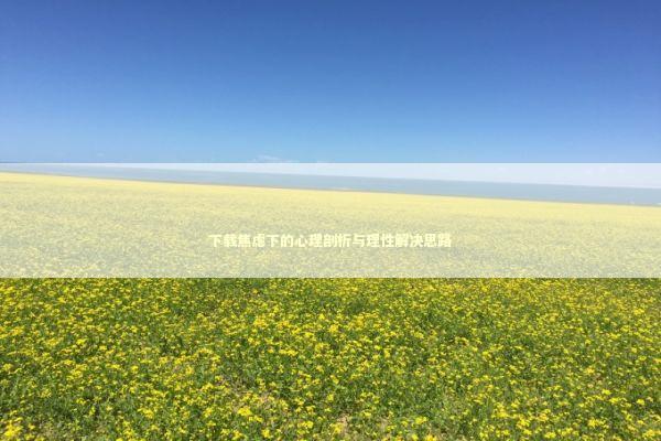 下载焦虑下的心理剖析与理性解决思路 新闻